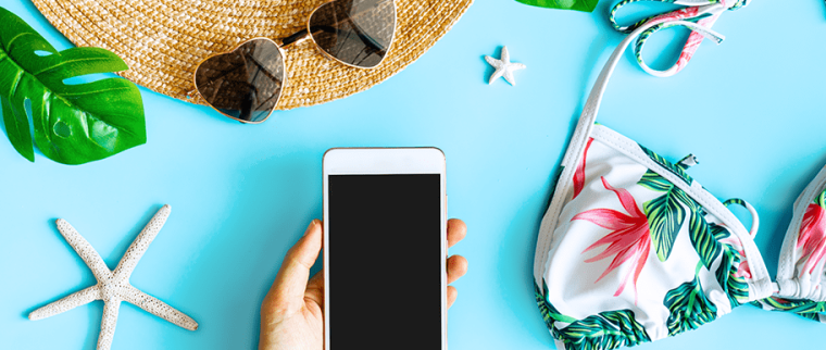 vacances smartphone